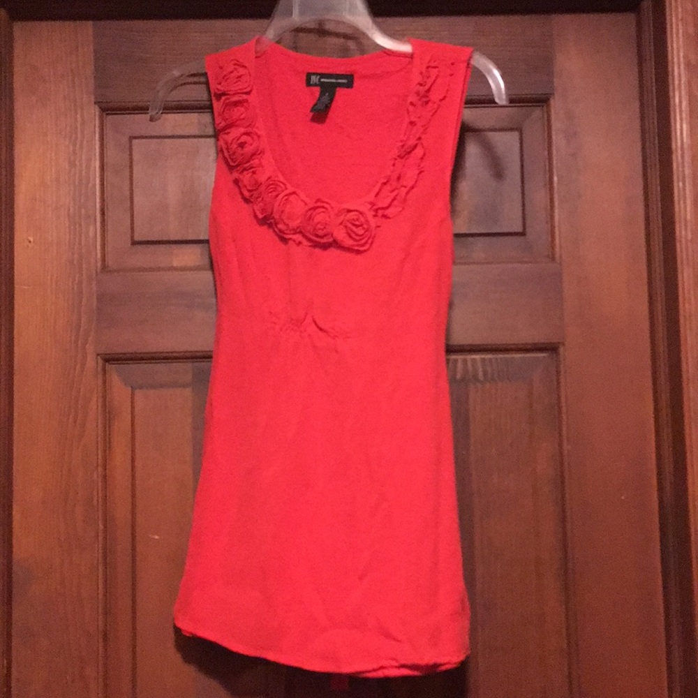 Red Flower Blouse